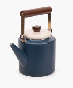 Enamel 2-Tone Kettle Indigo Blue