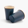 Enamel 2-Tone Tall Cup Set Indigo Blue