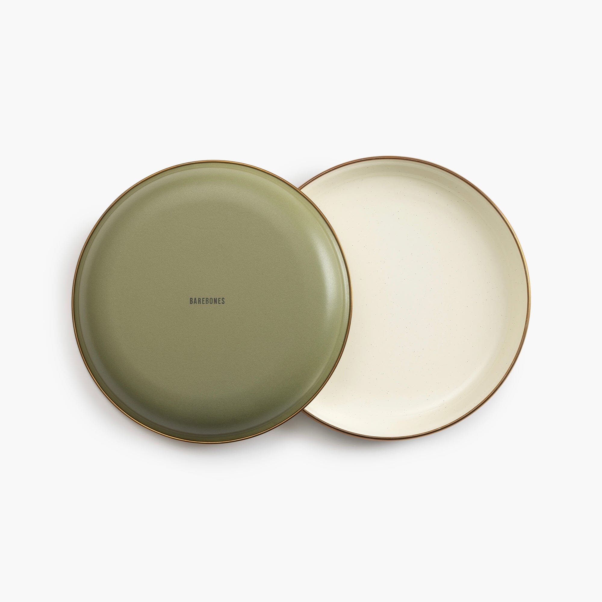 enamelware-2-tone-dining-collection-olive-drab-12-12-CKW-1028_Enamel2-ToneSaladPlateSet-OliveDrab_PDP_02 Enamelware 2-Tone Dining Collection - Olive Drab