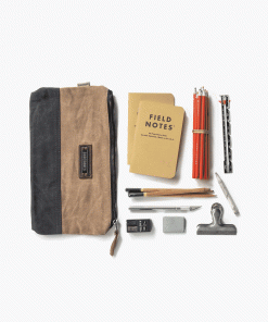 Neelum Zipper Pouch - Khaki