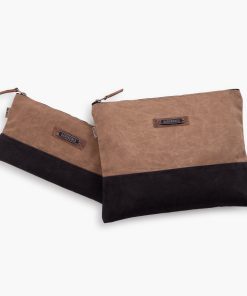 Neelum Zipper Pouch - Khaki