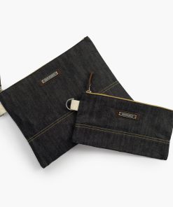 Neelum Zipper Pouch - Denim