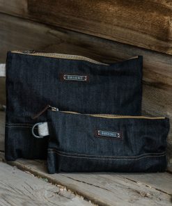 Neelum Zipper Pouch - Denim