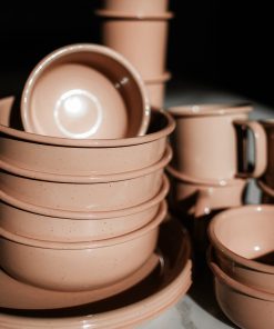Rolled Enamelware Bowl Set