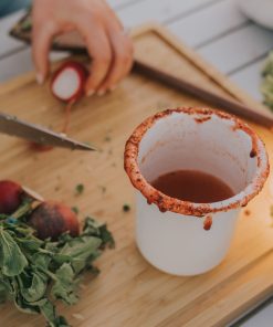 Rolled Enamelware Cup Set