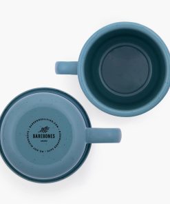 Rolled Enamelware Mug Set