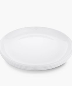 Rolled Enamelware Plate Set